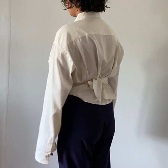 Sibling vintage x Subrina Heyink button up wrap tops - Picture 4 of 12